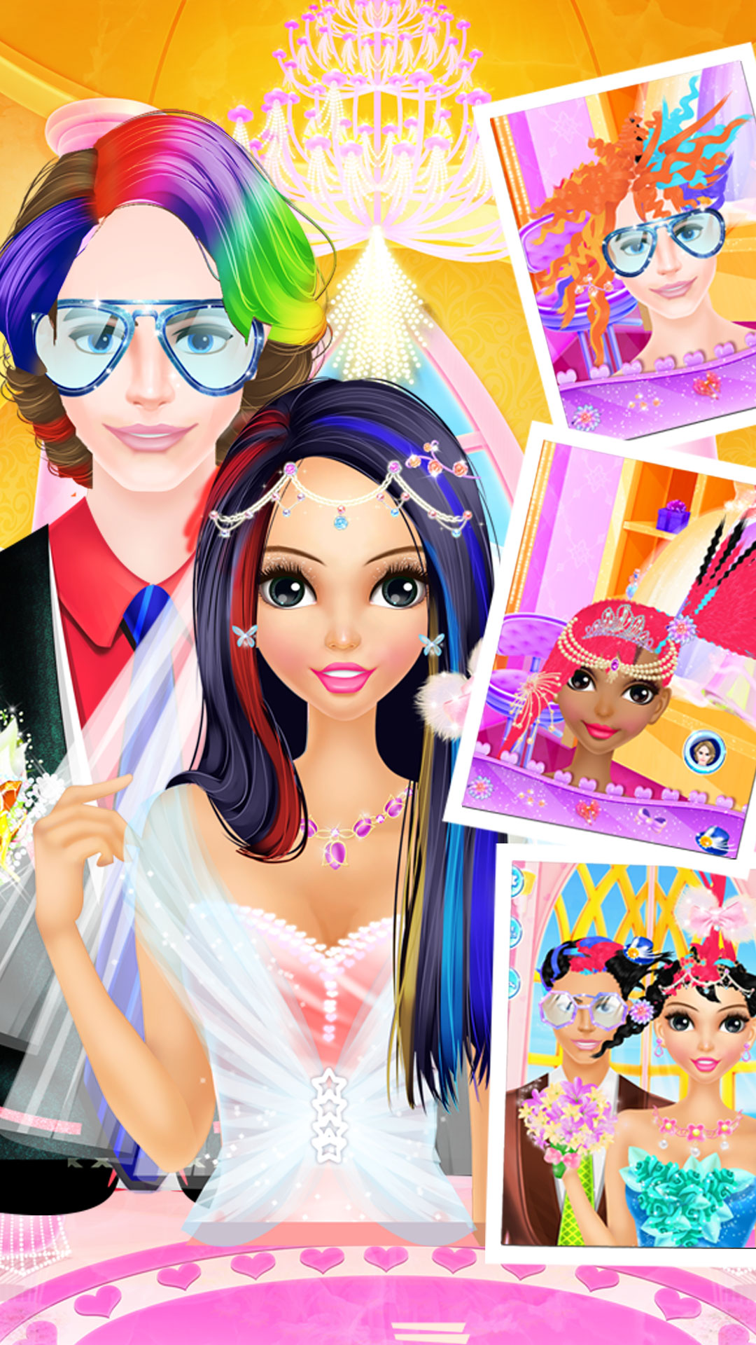 疯狂婚礼发型设计