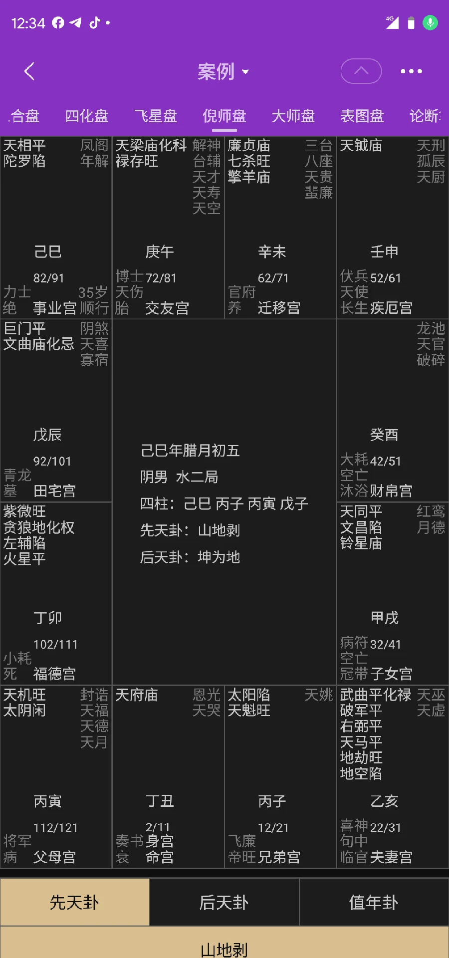 陈抟紫微斗数排盘 陈抟紫微斗数排盘