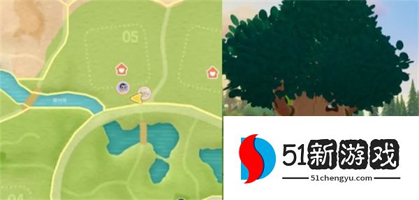 心动小镇11.7溜溜橡木与无瑕萤石位置