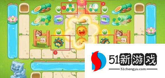 保卫萝卜4白萝卜传奇第43关满星通关教程[多图]图片3