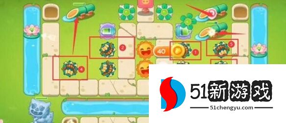 保卫萝卜4白萝卜传奇第43关满星通关教程[多图]图片4