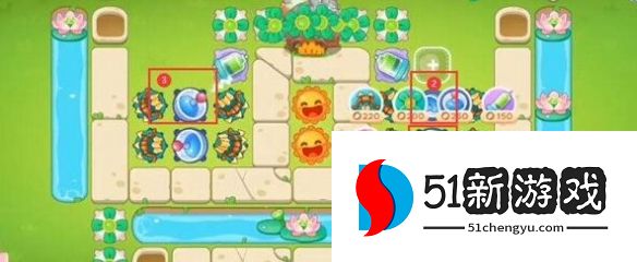 保卫萝卜4白萝卜传奇第43关满星通关教程[多图]图片6