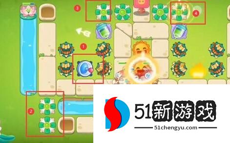 保卫萝卜4白萝卜传奇第43关满星通关教程[多图]图片5