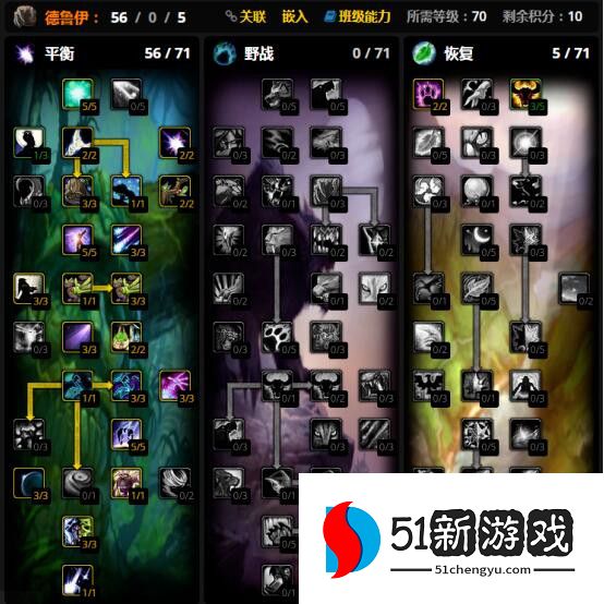 魔兽世界怀旧服wlk鸟德天赋雕文选择攻略[多图]图片2