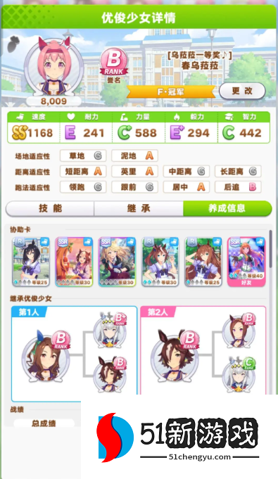 优俊少女同时5张协助卡进行训练任务攻略