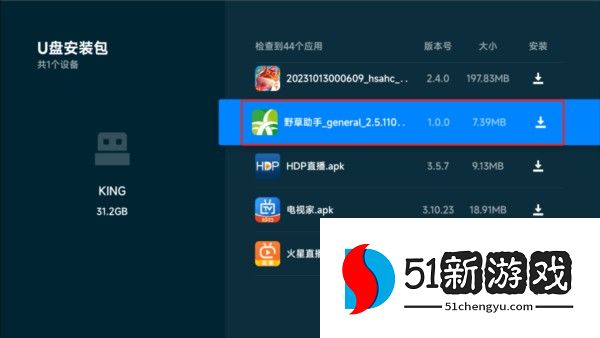野草助手TV盒子版下载安装