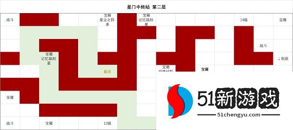 时空中的绘旅人星门中转站攻略：1-3层路线走法[多图]图片2