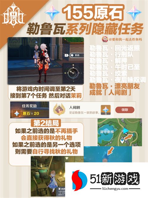 原神勒鲁瓦系列任务攻略流程图分享