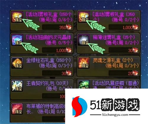 DNF神界版本白嫖活动奖励一览