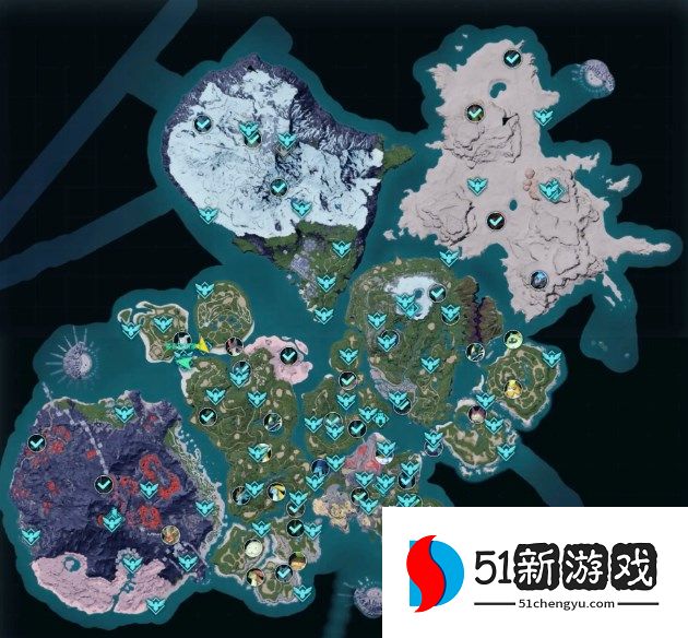 幻兽帕鲁地图全点位解锁攻略