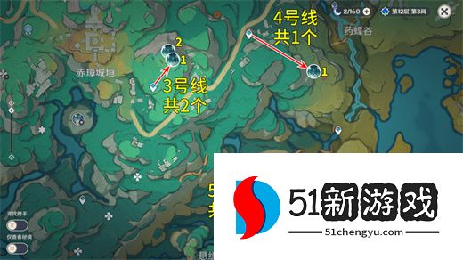 原神玄文兽速刷路线图一览