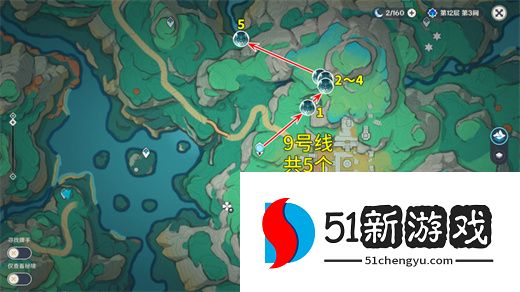 原神玄文兽速刷路线图一览