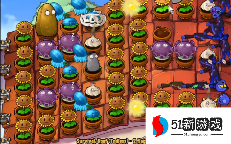 植物大战僵尸无尽版怎么布阵屋顶 植物大战僵尸无尽版怎么布阵屋顶