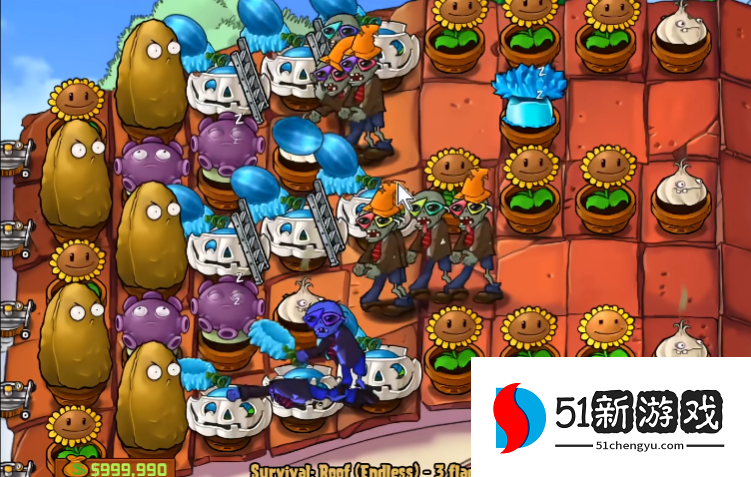 植物大战僵尸无尽版怎么布阵屋顶 植物大战僵尸无尽版怎么布阵屋顶