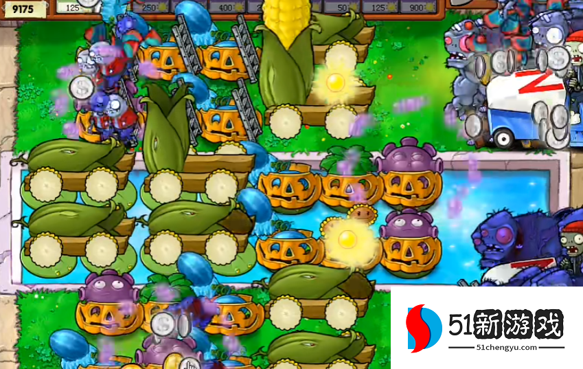 植物大战僵尸如何搭梯