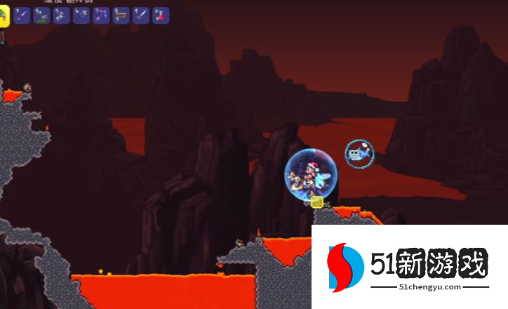 泰拉瑞亚怎么开地狱宝箱