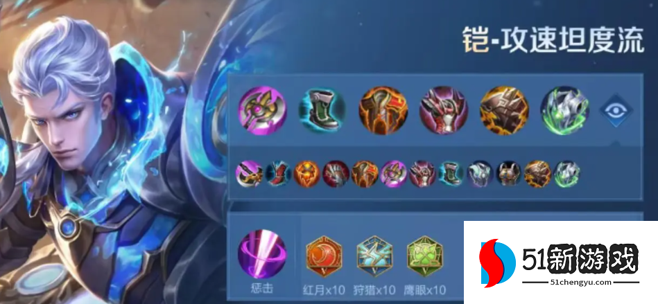 王者荣耀打野铠暴力出装怎么搭配