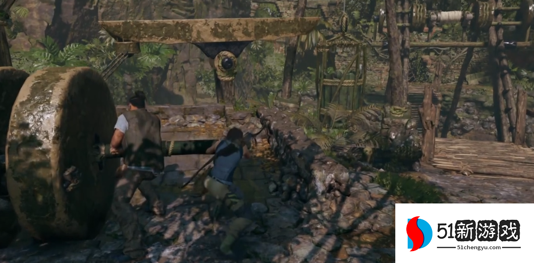 古墓丽影秘鲁丛林桥怎么过