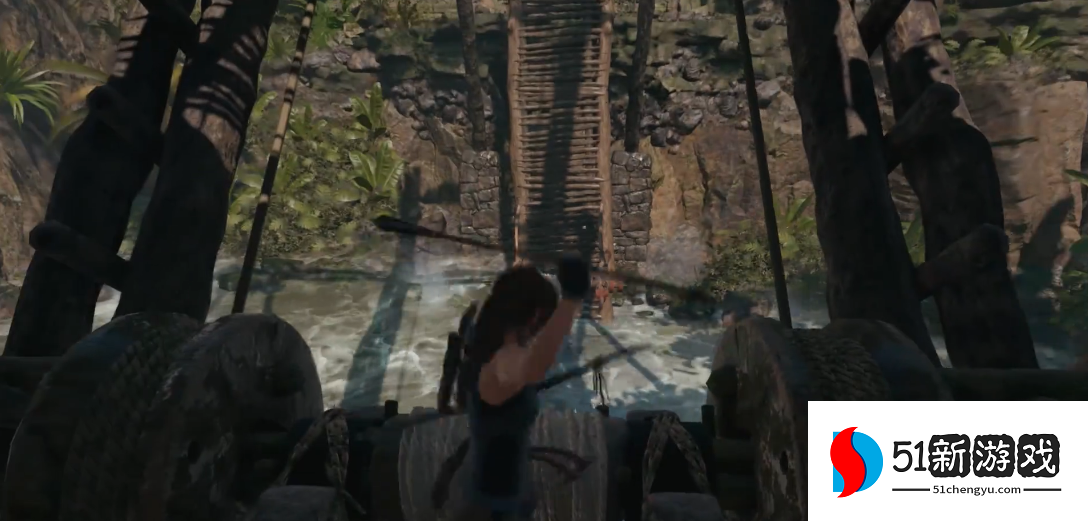 古墓丽影秘鲁丛林桥怎么过