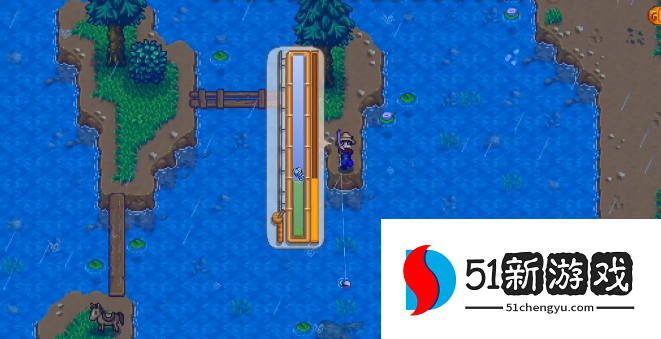 星露谷物语铱金鱼竿怎么装钓具