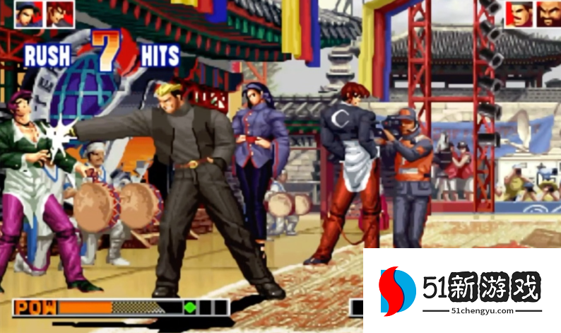 拳皇97龙二怎么跑抓