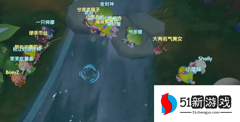 摩尔庄园手游怎么撒网