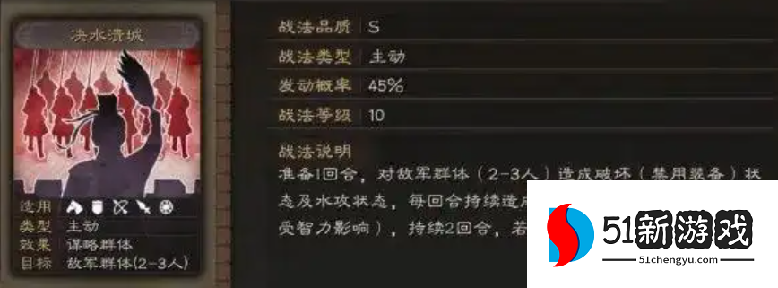 三国志战略版水攻战法有什么推荐