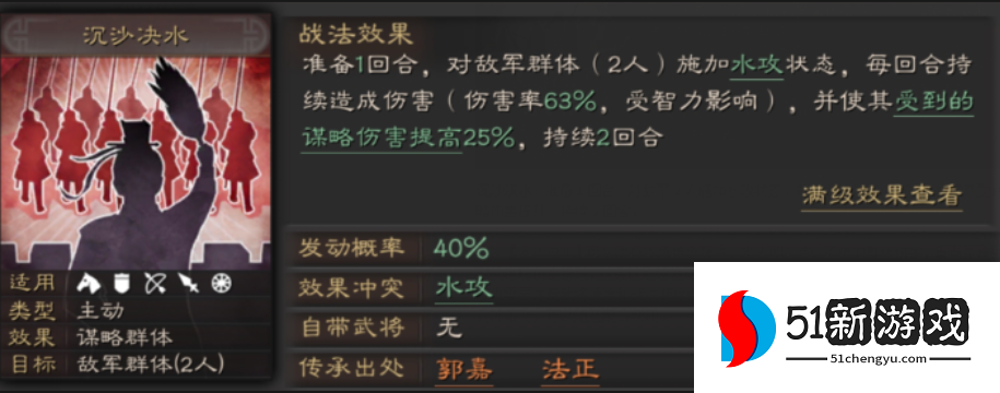 三国志战略版水攻战法有什么推荐