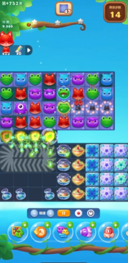 开心消消乐752隐藏关怎么过