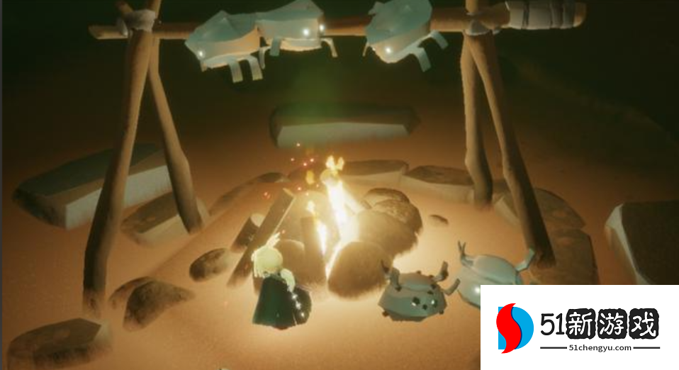 光遇怎么把螃蟹喂给皮皮虾