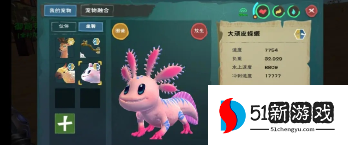 创造与魔法里面大顽皮蝾螈位置在哪