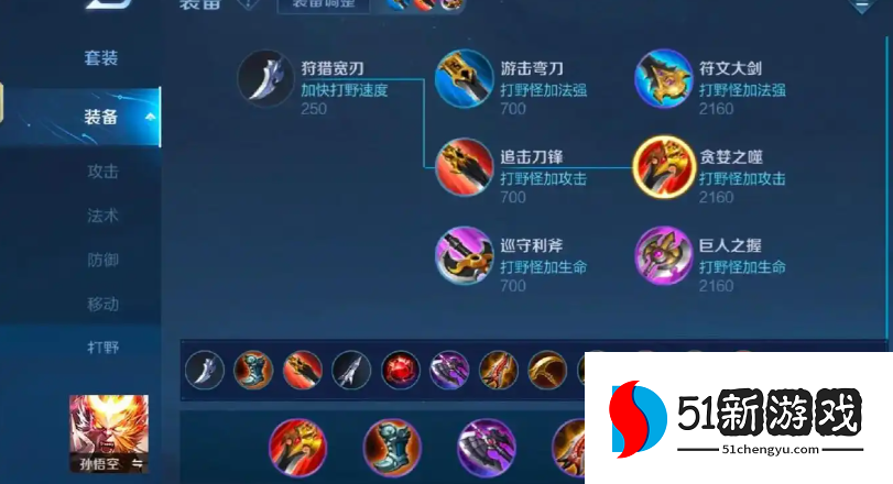 王者荣耀猴子出装是什么