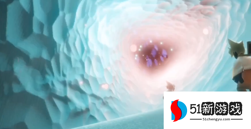 光遇霞谷复活点冰墙怎么进