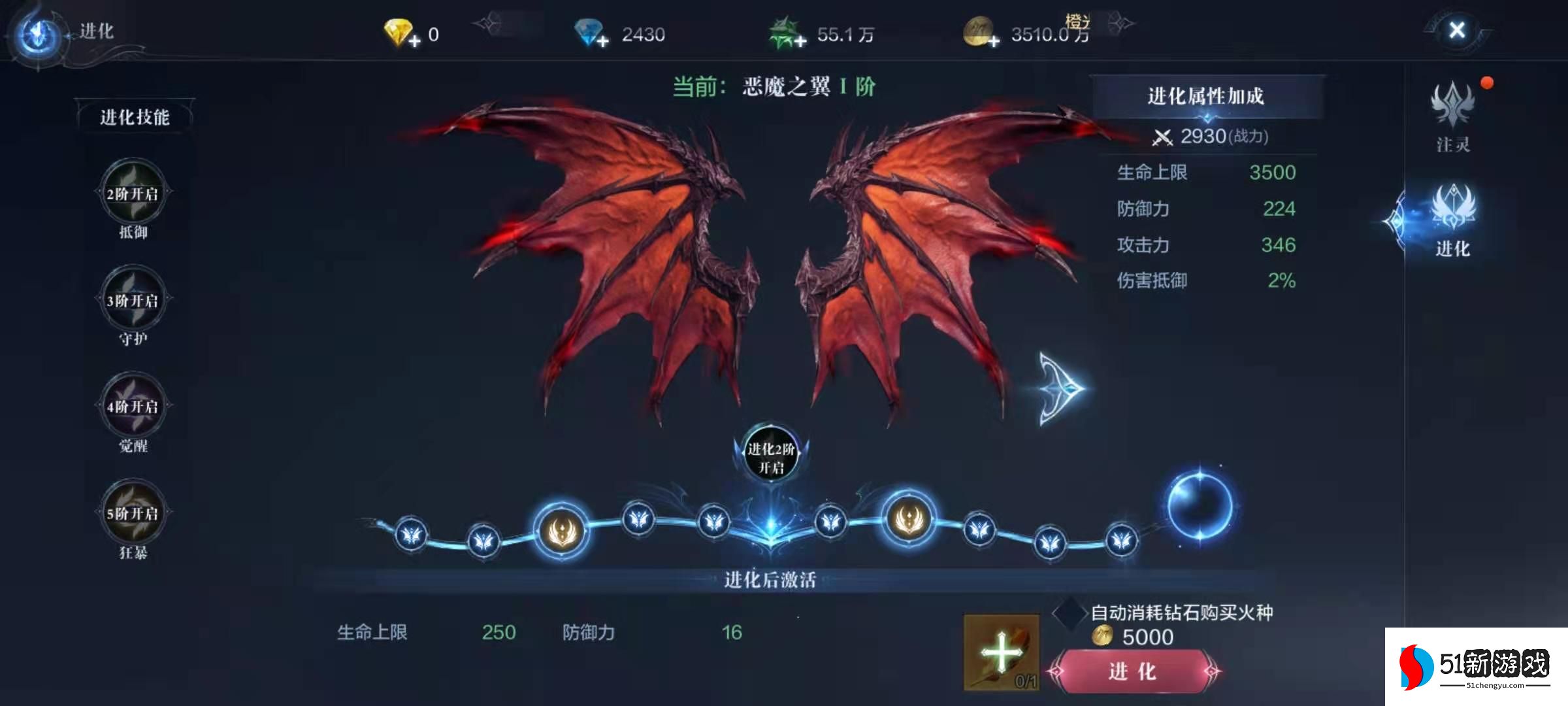 全民奇迹2小翅膀怎么选择