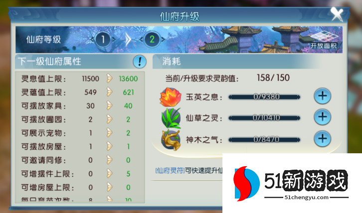 诛仙手游仙府仓库在哪里