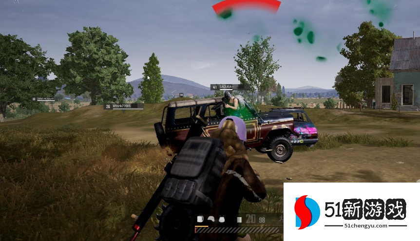 绝地求生怎么在车上探头