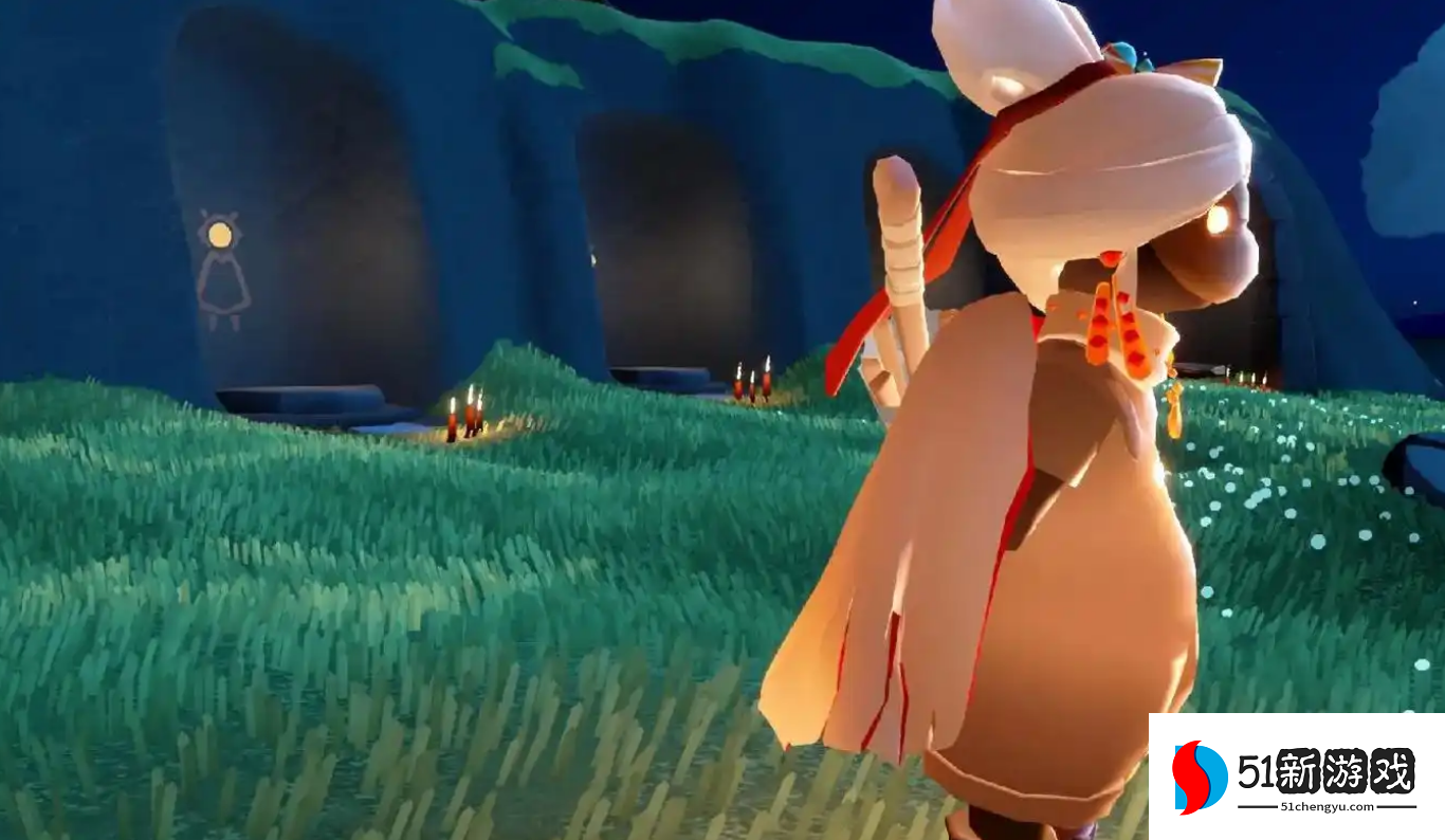 光遇怎么进墓土灯