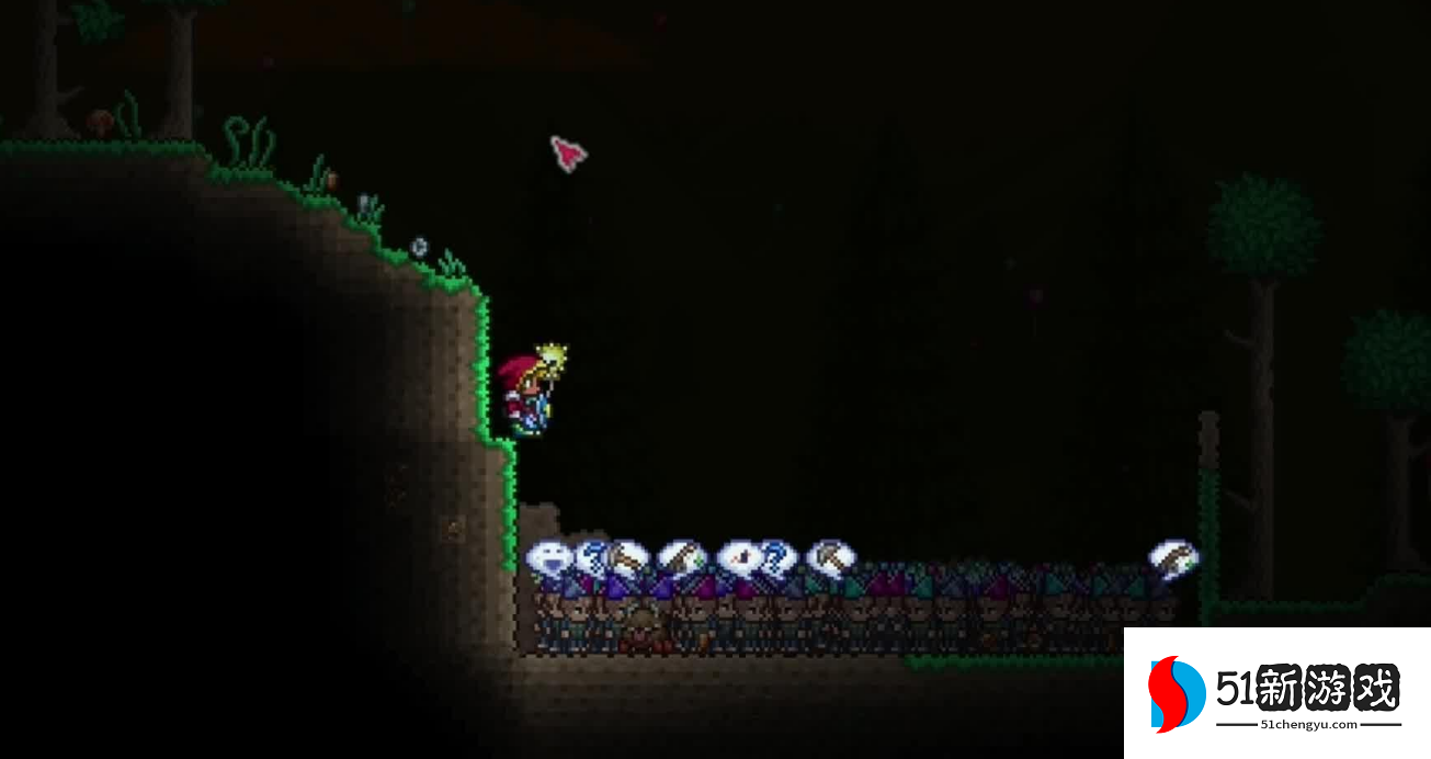 泰拉瑞亚怎么刷飞蛾怪