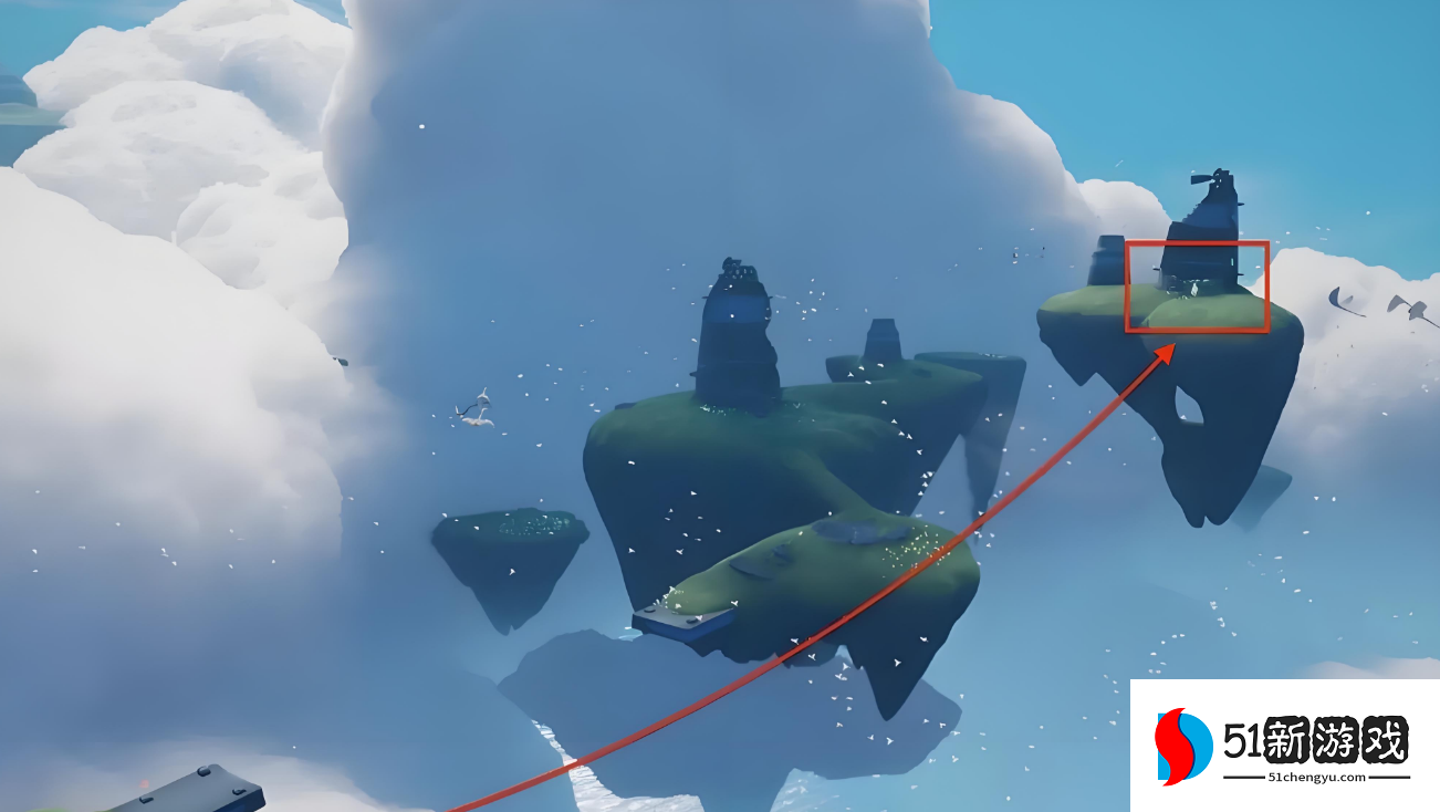 光遇云野加圣岛如何快速跑完