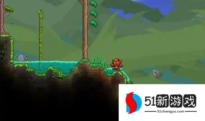 泰拉瑞亚人工湖怎么造