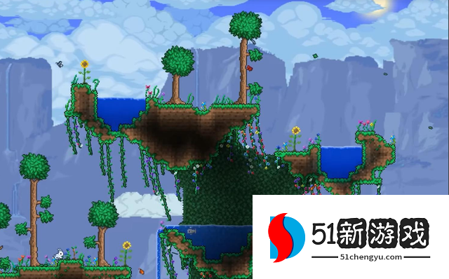 泰拉瑞亚人工湖怎么造