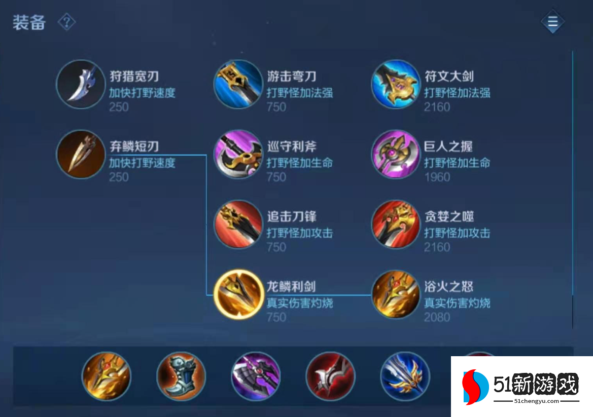 王者荣耀打野出装怎么搭配