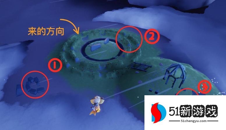 光遇星光沙漠的王子躲在哪里