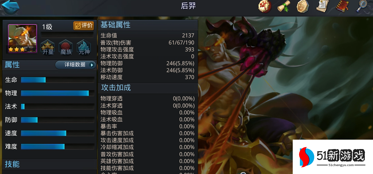 乱斗西游后羿内丹加什么好