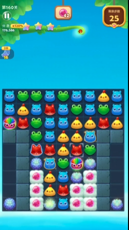 开心消消乐160怎么过