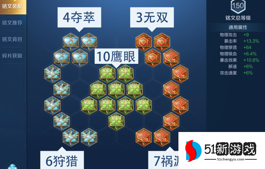王者荣耀出装铭文如何搭配