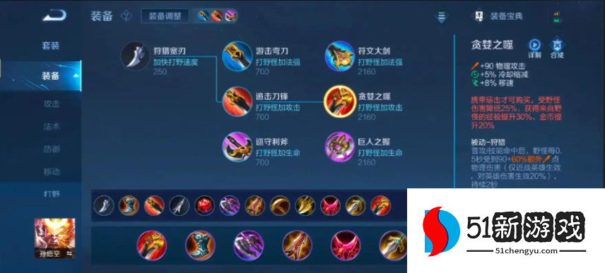 王者荣耀猴子无cd出装怎么搭配