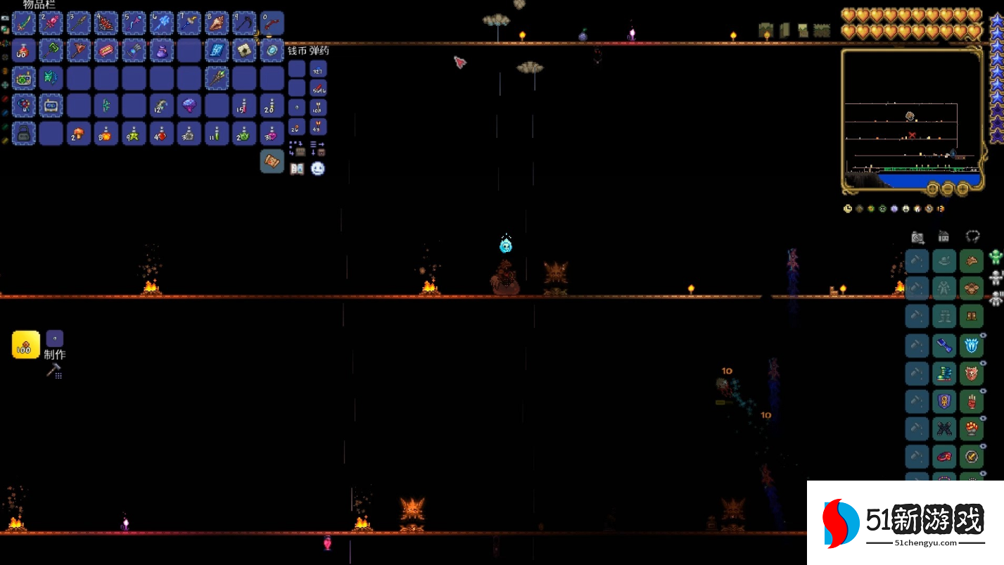 泰拉瑞亚怎么快速刷鲨鱼