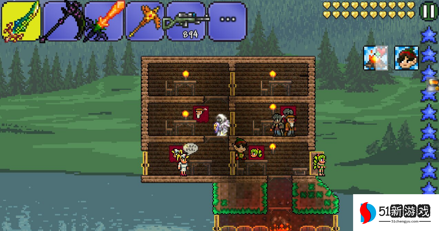 泰拉瑞亚怎么让商人卖传送水晶