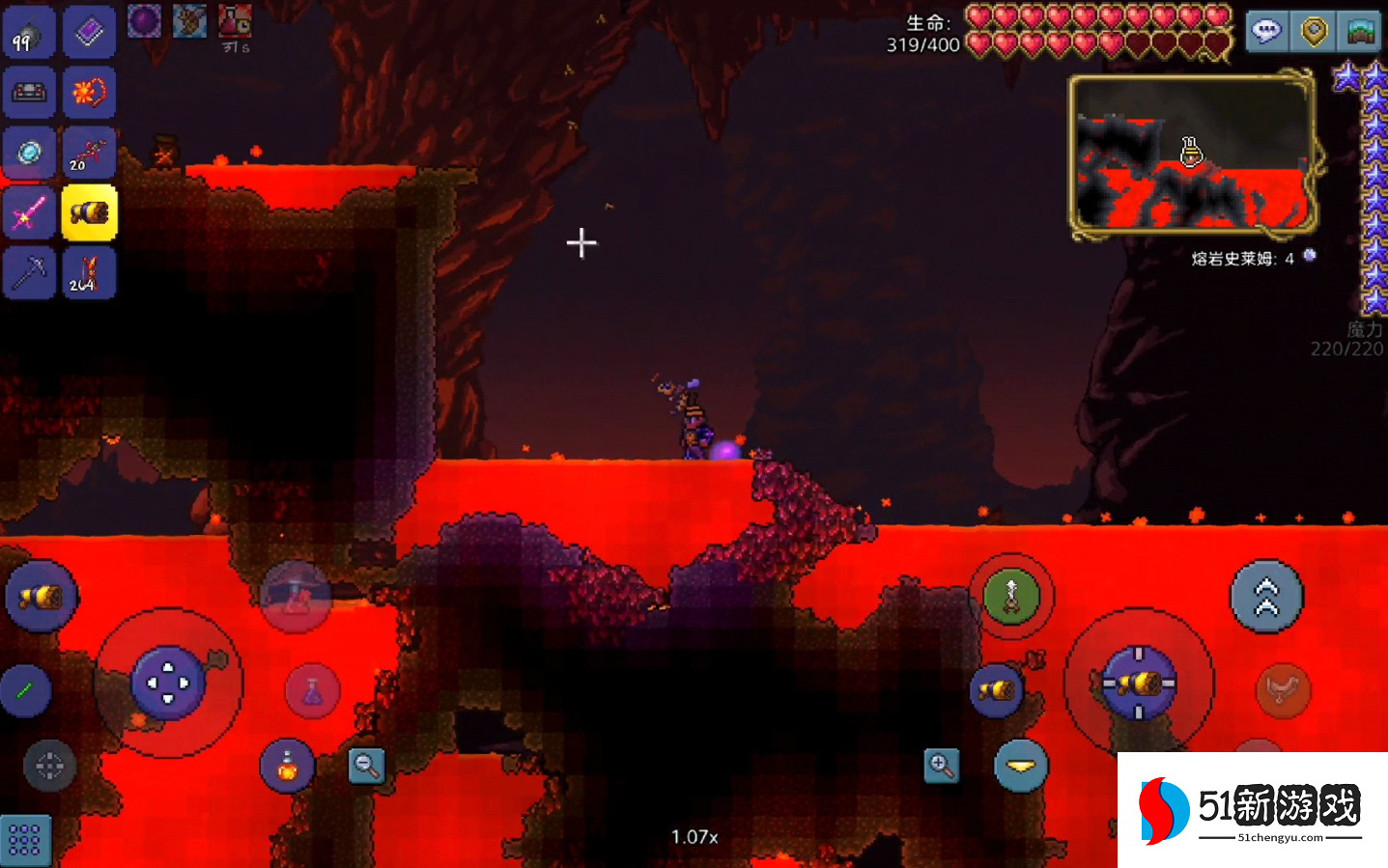 泰拉瑞亚地狱矿石在哪